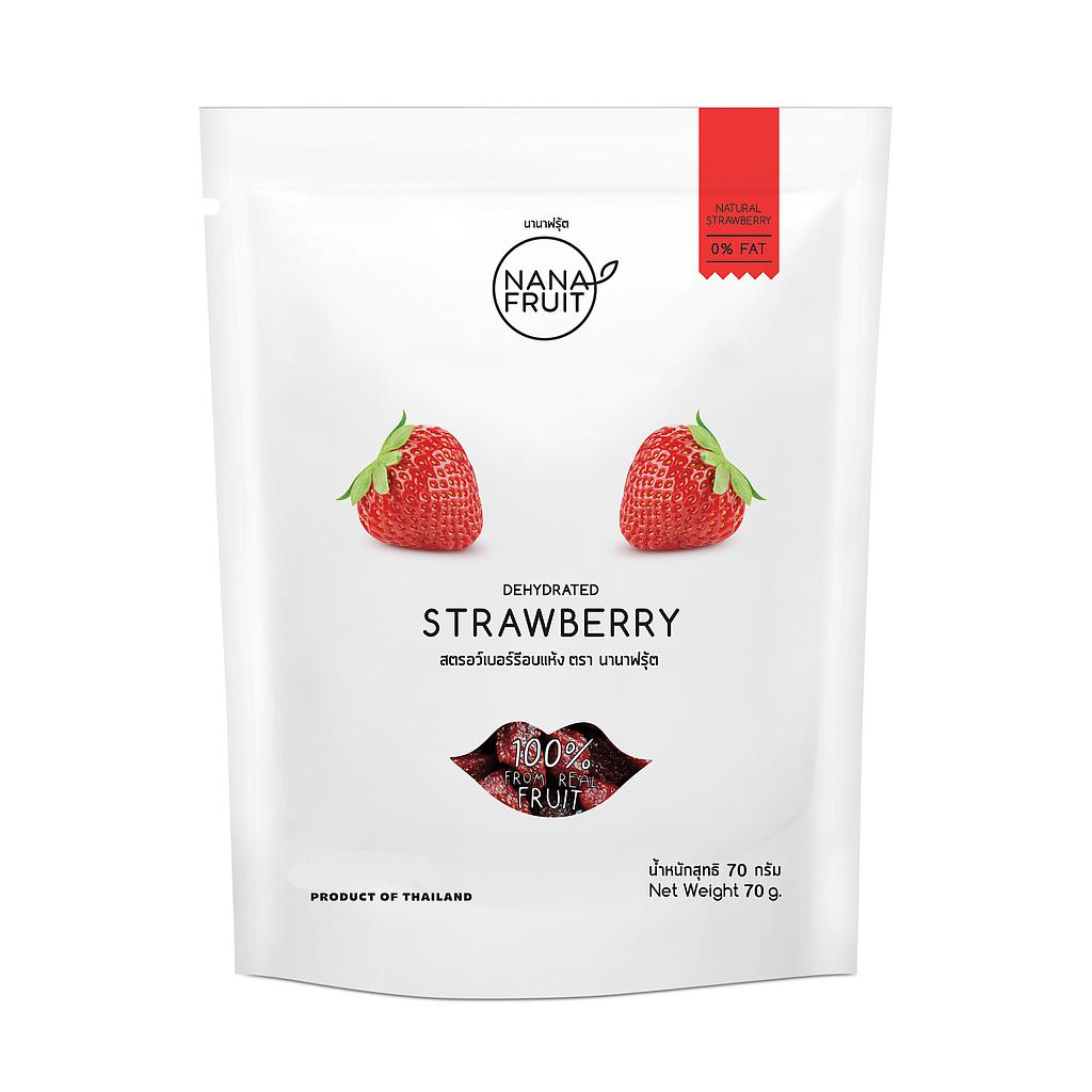 MS1 Dehydrated Strawberry Pack 50 g. X 50 packs