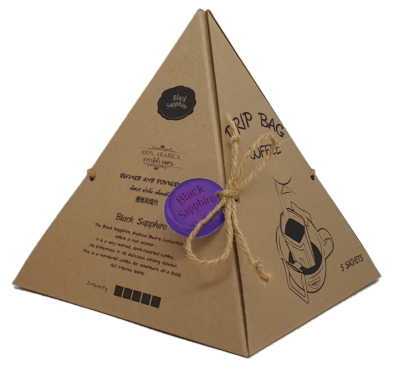 ออร์แกนิคกาแฟดริป CAFE R'ONN อาราบิก้า100% คั่วดำ 10กรัม x5 ซอง(รวม50g.)กล่อง
