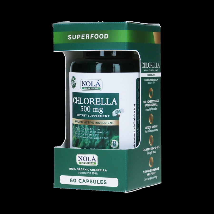 NOLA CHLORELLA SUPPLEMENT 60 VEGAN CAPSULES