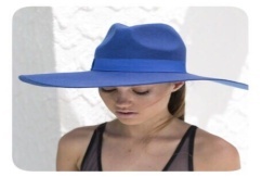 A046-S/M รุ่น Scirocco Wide Brimmed Hat Blue
