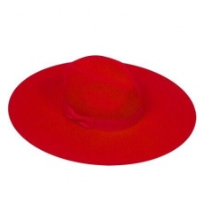 A047-S/M รุ่น Scirocco Wide Brimmed Hat Red
