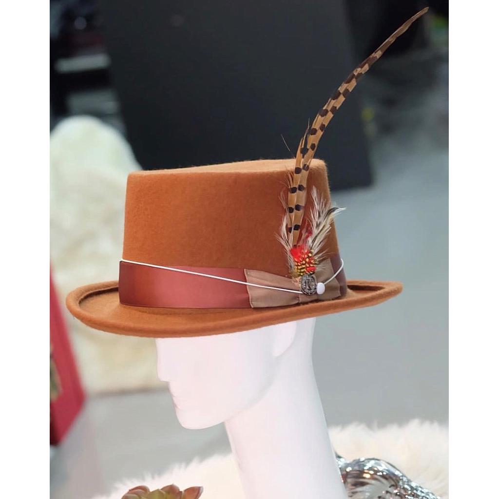 N02-M รุ่น Nataya Top Hats Brown
