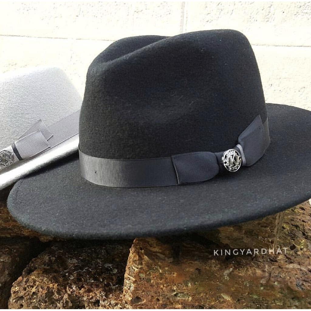 KN-009-M รุ่น Fedora Two Tone Black
