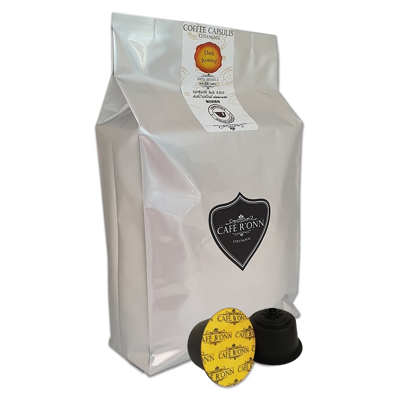 แคปซูลกาแฟสด คั่วเข้ม ถุง 30 แคปซูล ( ใช้ได้กับเครื่อง Dolce Gusto Compatible )
