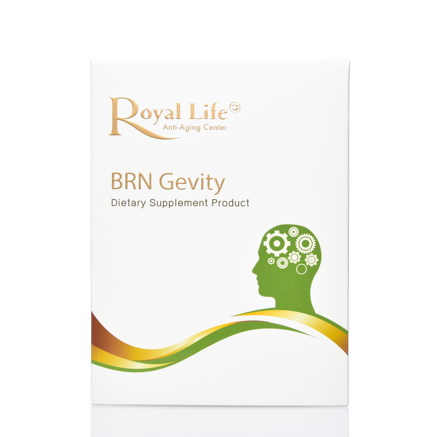 Royal BRN Gevity TABLET (30's) เหมาะสำหรับรับประทานเป็นผลิตภัณฑ์เสริมอาหารเพื่อช่วยส่งเสริมบำรุงสมอง
