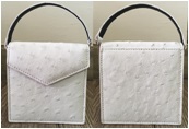 กระเป๋าสตางค์หนังนกกระจอกเทศ
รุ่น BABY MAIL TO ME WALLET WHITE OSTRICH