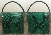 กระเป๋าสตางค์หนังงู
รุ่น BABY MAIL TO ME WALLET GLOSSY GREEN PYTHON