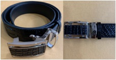 เข็มขัดหนังจระเข้
รุ่น BELT BLACK CROCODILE