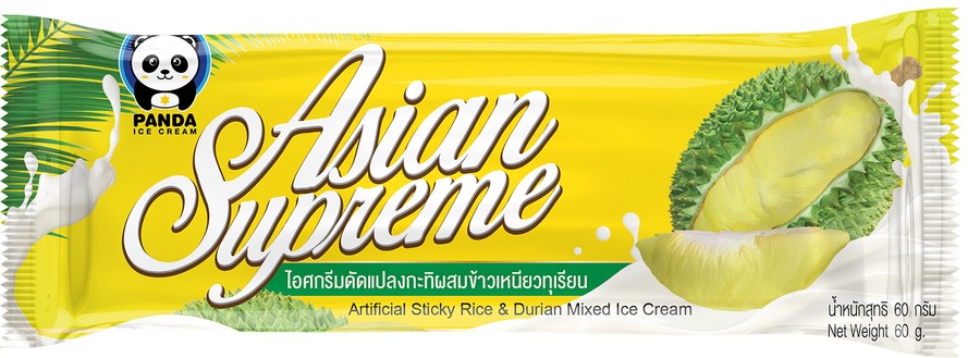 ไอศกรีมดัดแปลงกะทิผสมทุเรียน