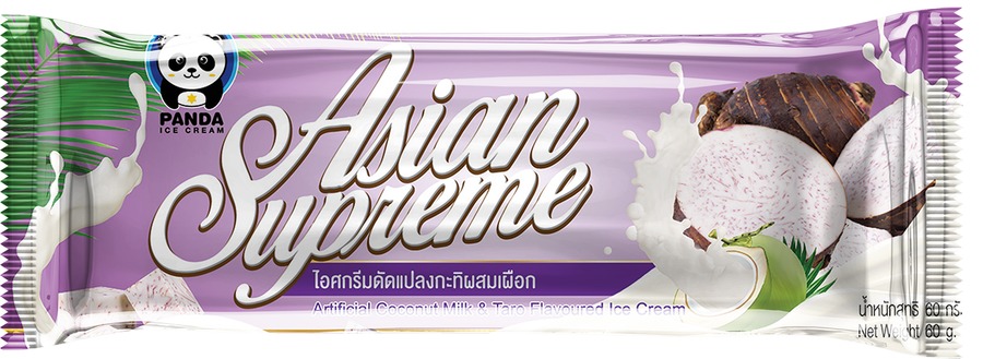 ไอศกรีมดัดแปลงกะทิผสมเผือก