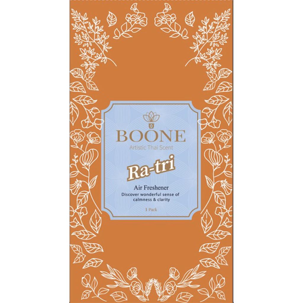 แผ่นน้ำหอมปรับอากาศบูรณ์ กลิ่นราตรี(บรรจุ1ชิ้น) 
SK-B020 Air Freshener Ra-tri