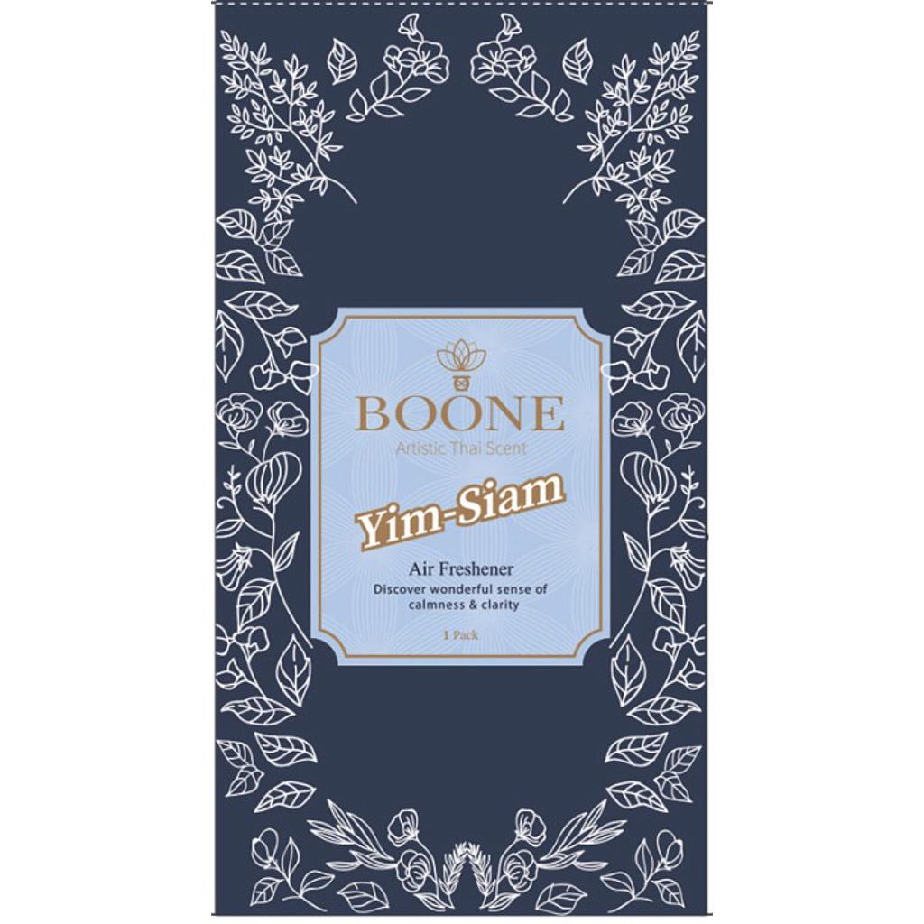 แผ่นน้ำหอมปรับอากาศบูรณ์ กลิ่นยิ้มสยาม(บรรจุ1ชิ้น) 
SK-B021 Air Freshener Yim-Siam