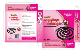 โกลด์เดีย ยาจุดกันยุงกลิ่นซากุระ (Golddeer Mosquito Coil Sakura Scent)