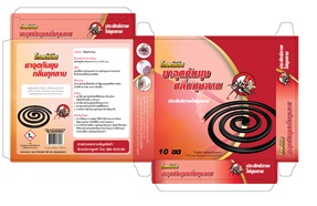 โกลด์เดีย ยาจุดกันยุงกลิ่นกุหลาบ (Golddeer Mosquito Coil Rose Scent)