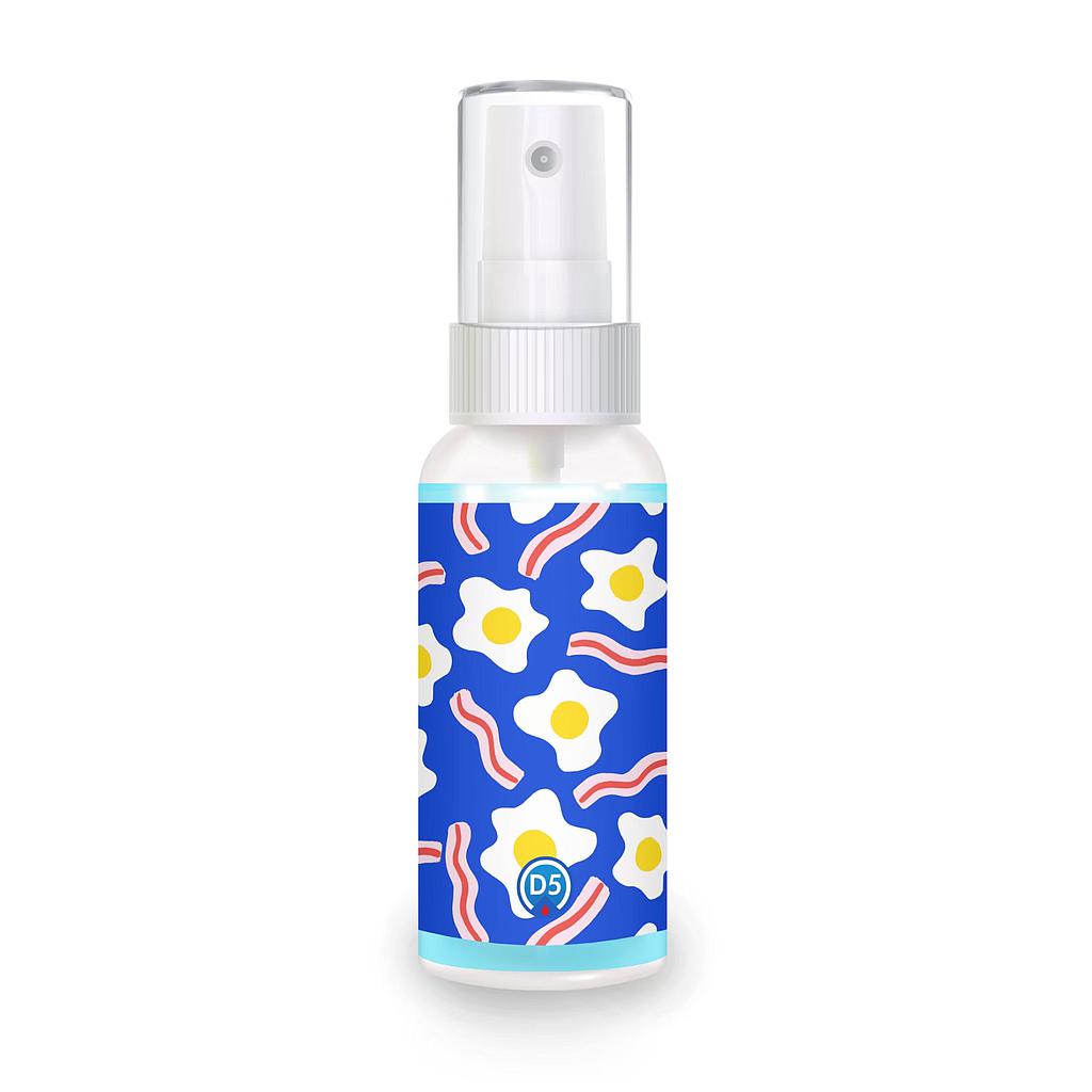D5 Alcohol Hand Spray 30ml. #02 Eating Breakfast ผลิตภัณฑ์สเปรย์ทำความสะอาดผิวมือด้วยสารสกัดจากธรรมชาติ ไม่ก่อให้เกิดการระคายเคืองผิว