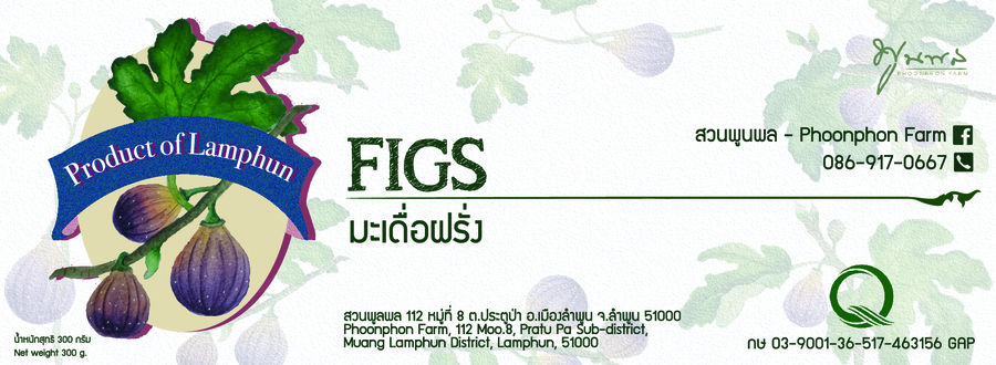 มะเดื่อฝรั่ง บรรจุ 300 กรัม