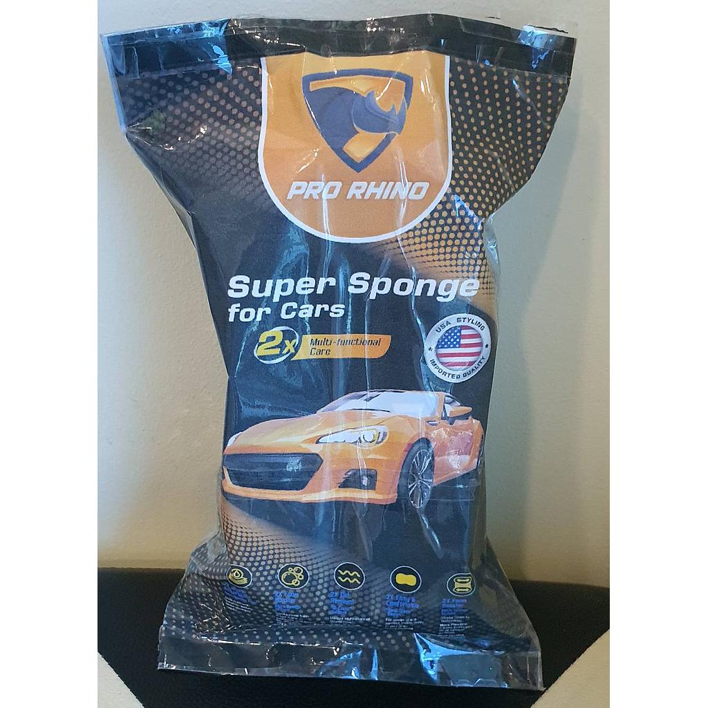 ฟองน้ำล้างรถ สีส้ม