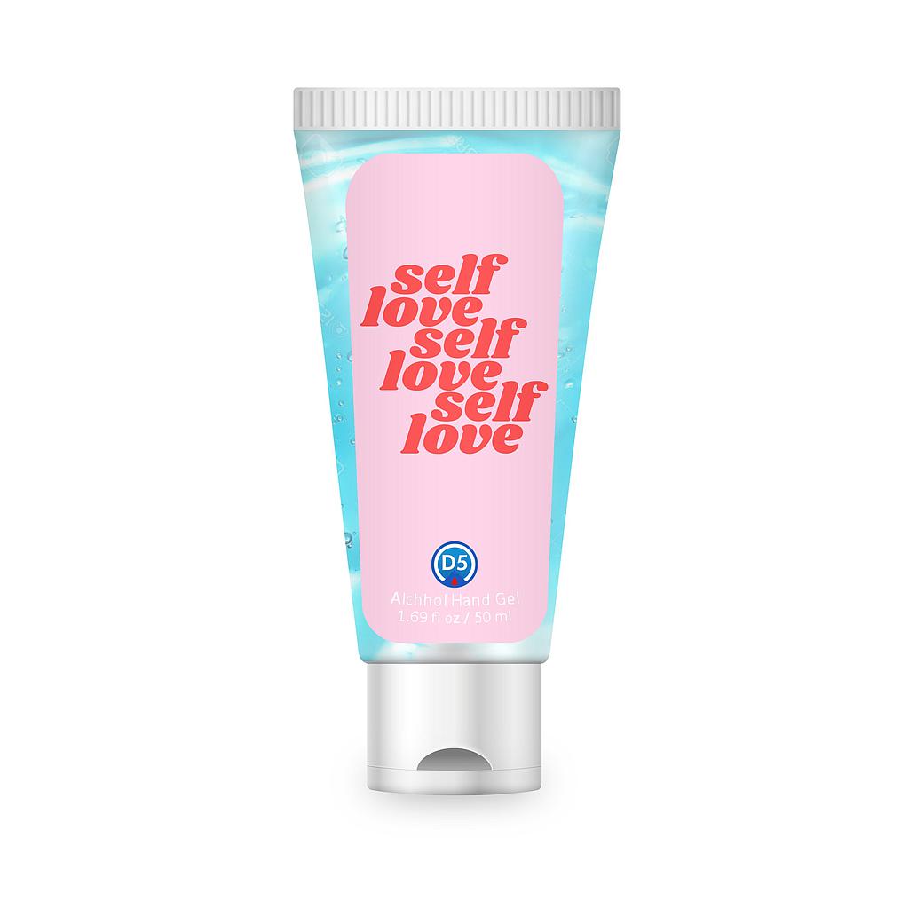 D5 Alcohol Hand Gel 50ml. #04 SELF LOVE (New Collection) ผลิตภัณฑ์แอลกอฮอล์เพื่อสุขอนามัยสำหรับมือ ช่วยทำความสะอาดมือ คงความขุ่มชื้นโดยไม่ก่อให้เกิดความแห้งกร้านต่อผิว