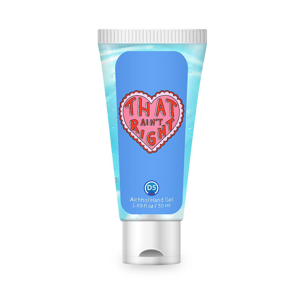D5 Alcohol Hand Gel 50ml. #06 THAT AI N'T RIGHT (New Collection) ผลิตภัณฑ์แอลกอฮอล์เพื่อสุขอนามัยสำหรับมือ ช่วยทำความสะอาดมือ คงความขุ่มชื้นโดยไม่ก่อให้เกิดความแห้งกร้านต่อผิว