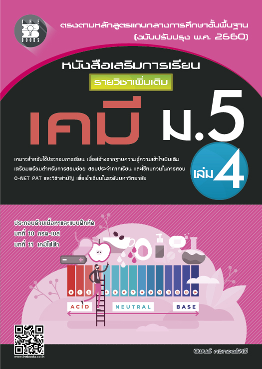 หนังสือเสริมการเรียน รายวิชาเพิ่มเติม เคมี ม.5 เล่ม 4