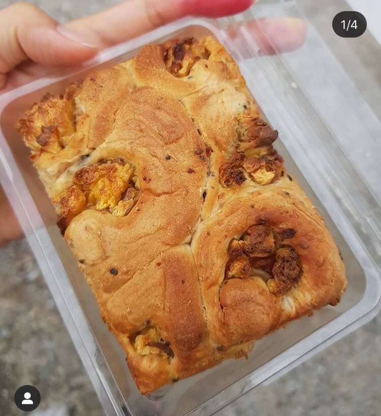 ปังขดไข่ม้วนแฮม