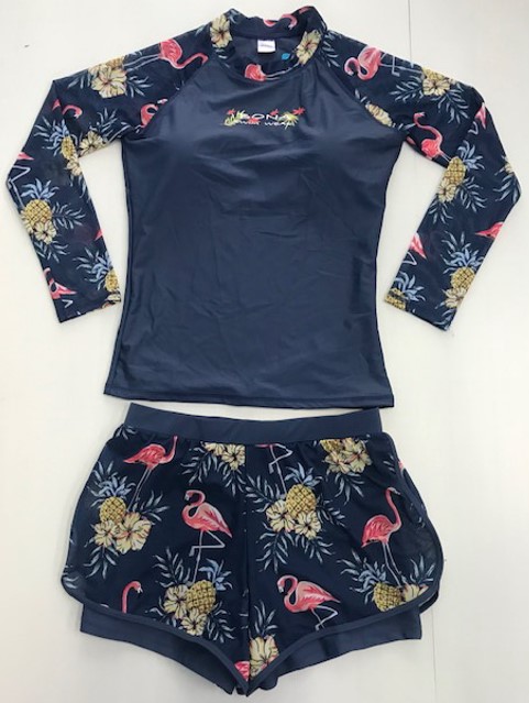 ชุดว่ายน้ำหญิง SS Flw 2 ชิ้น L-123 M/Women SS Flw 2 Pcs PK M
