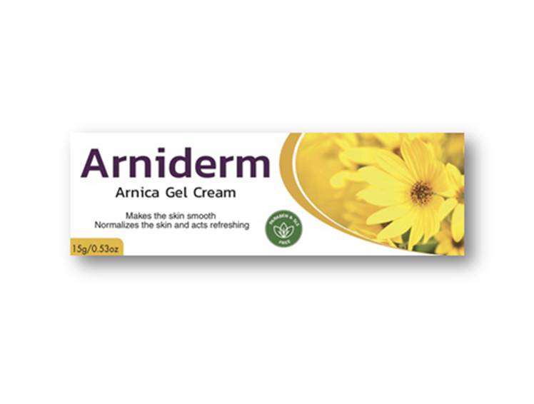 Arnica gel cream ทำให้ผิวเรียบเนียน ปรับสภาพผิวให้เป็นปกติ และผิวดูสดชื่น