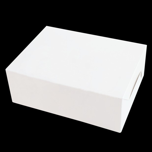 AC-B1-000 กล่องสแน็คผืนผ้าสีขาว