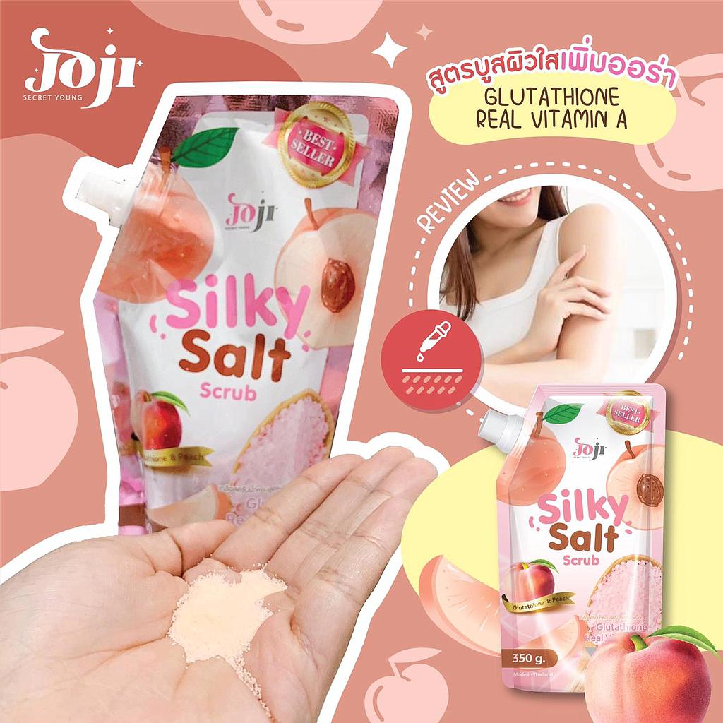 JOJI SECRET YOUNG SILKY SALT SCRUB GLUTATHIONE + PEACH x 24/CTN 