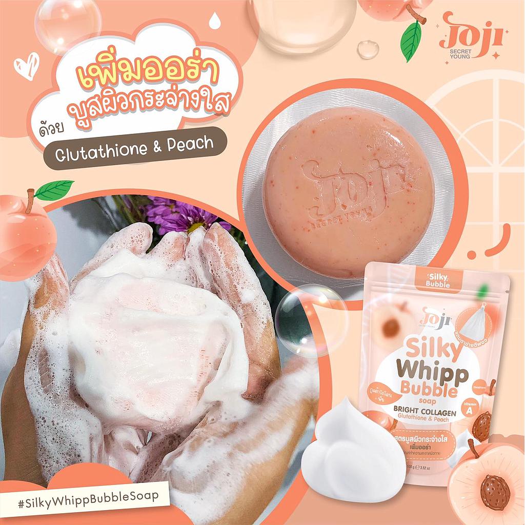 JOJI SECRET YOUNG SILKY WHIPP BUBBLE SOAP GLUTATHIONE+PEACH X 24 PCS/CTN