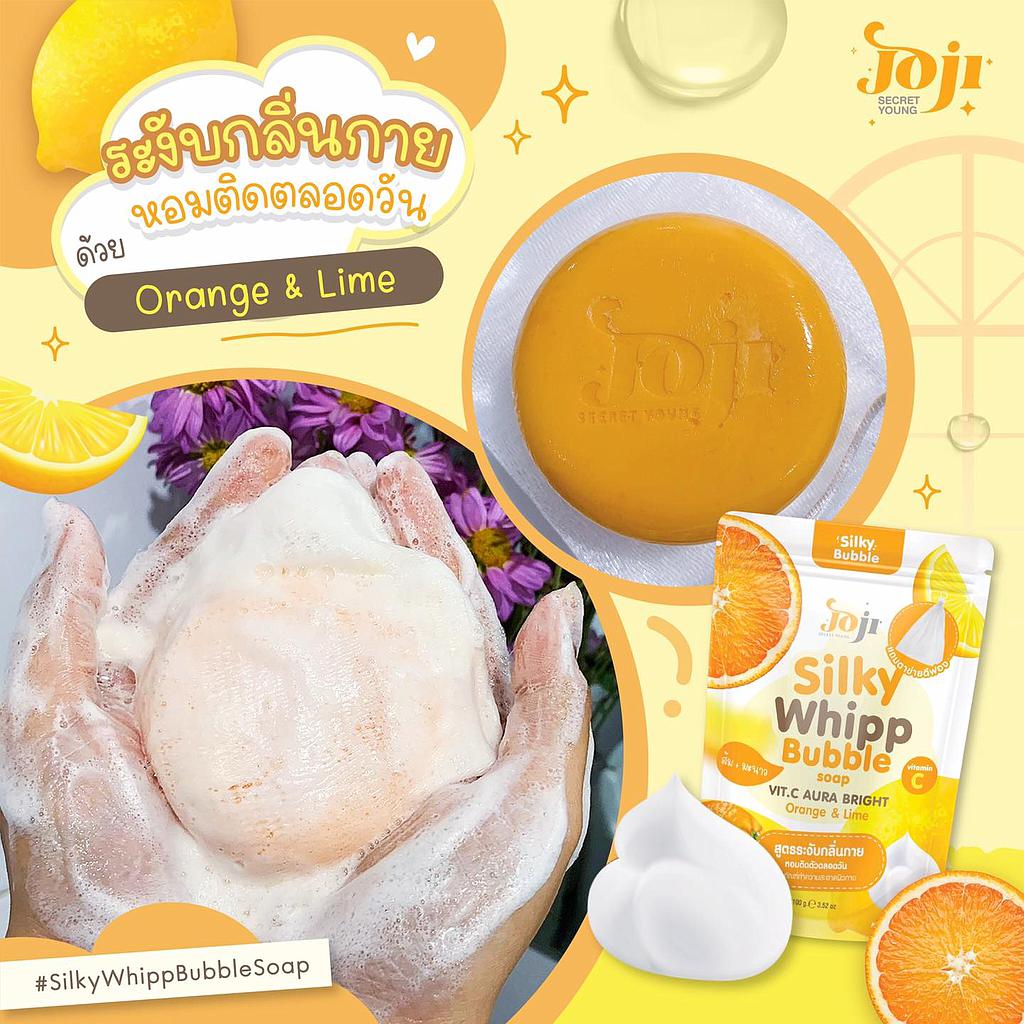 JOJI SECRET YOUNG SILKY WHIPP BUBBLE SOAP ORANGE + LEMON X 24 PCS/CTN