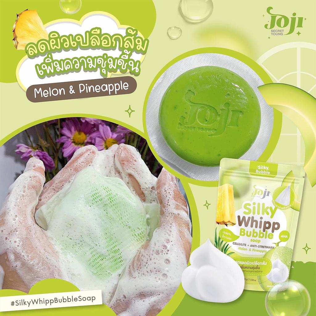 JOJI SECRET YOUNG SILKY WHIPP BUBBLE SOAP MELON + PINE APPLE X 24 PCS/CTN