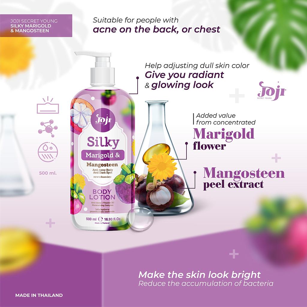 JOJI SECRET YOUNG SILKY MARIGOLD + MANGOSTEEN BODY LOTION X 25/CTN