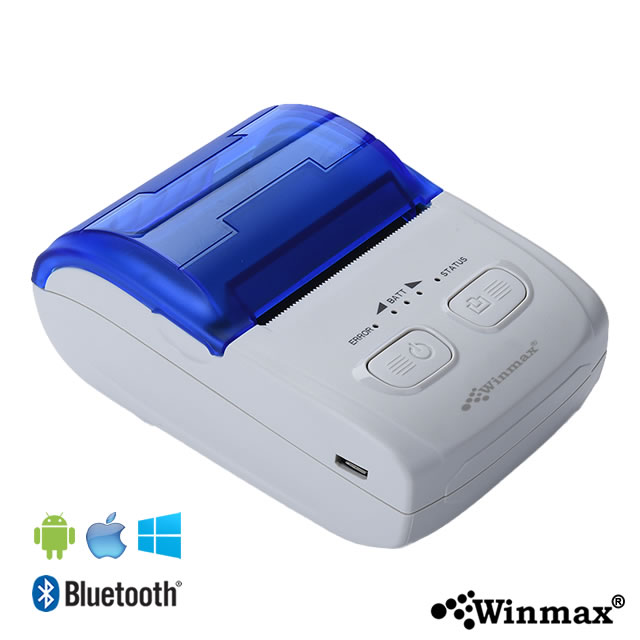 เครื่องพิมพ์ใบเสร็จพกพา Bluetooth ขนาด 58 มม. (Winmax-H200)