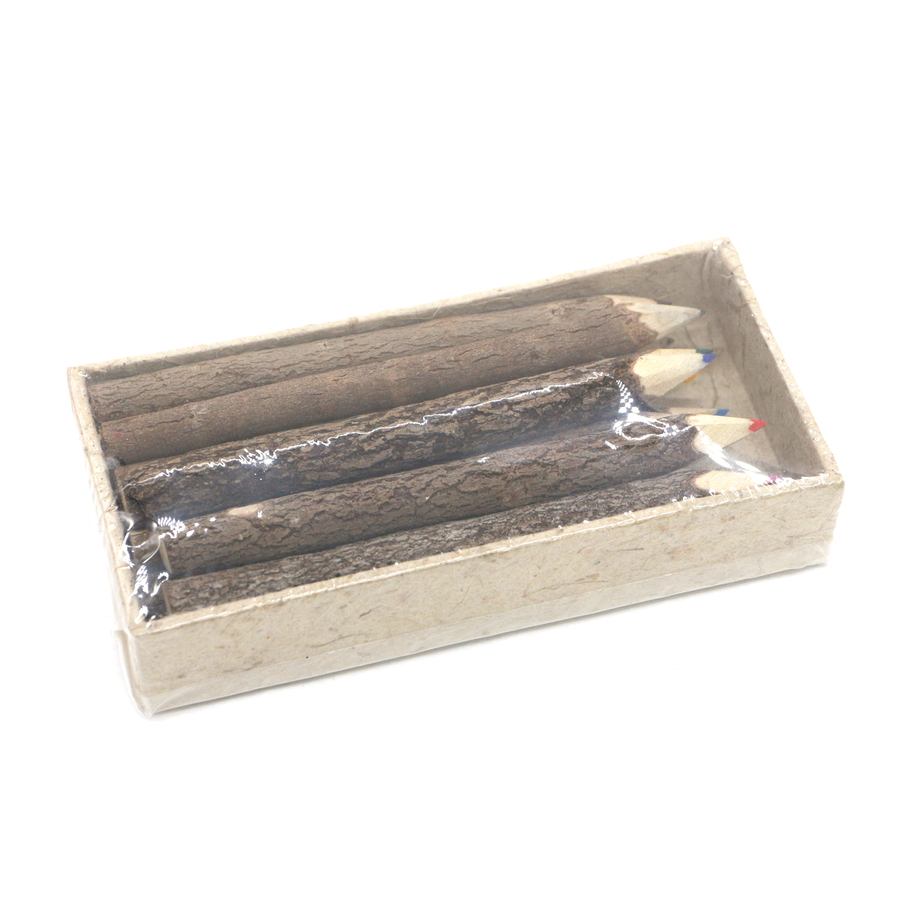 5-inch bark Color wood pencil with box