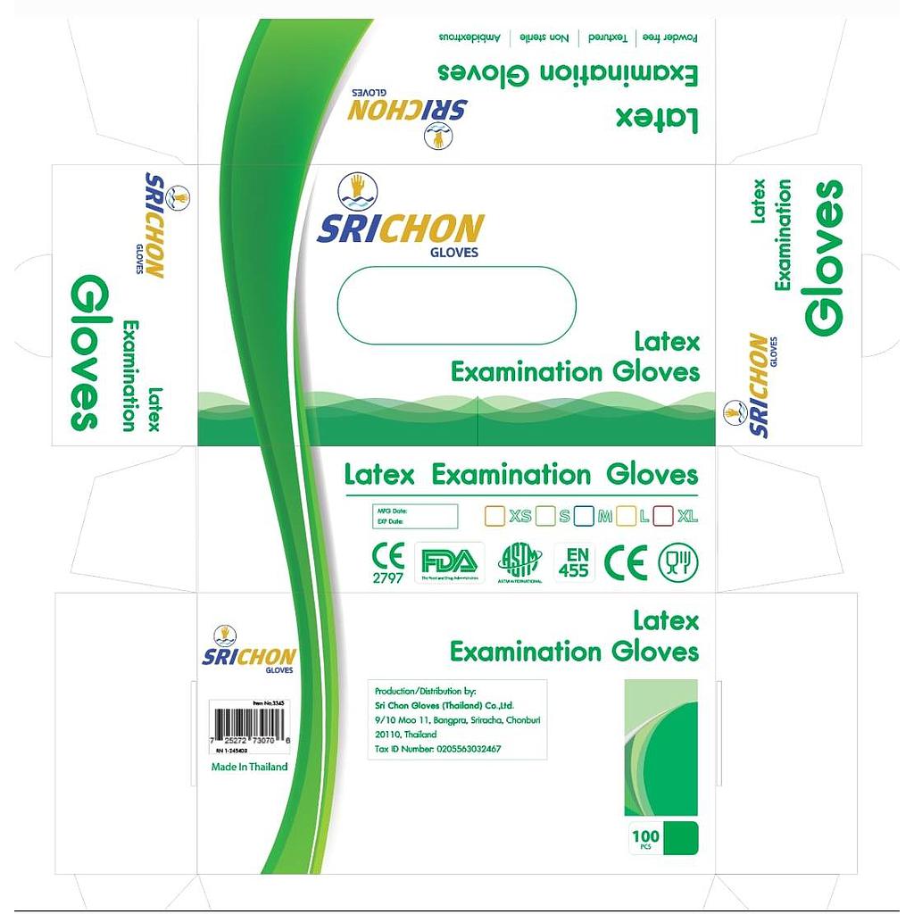 LATEX POWDER-FREE Examination Gloves