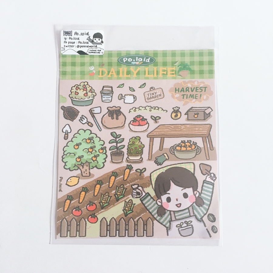 PO.LOID สติกเกอร์ตกแต่ง B