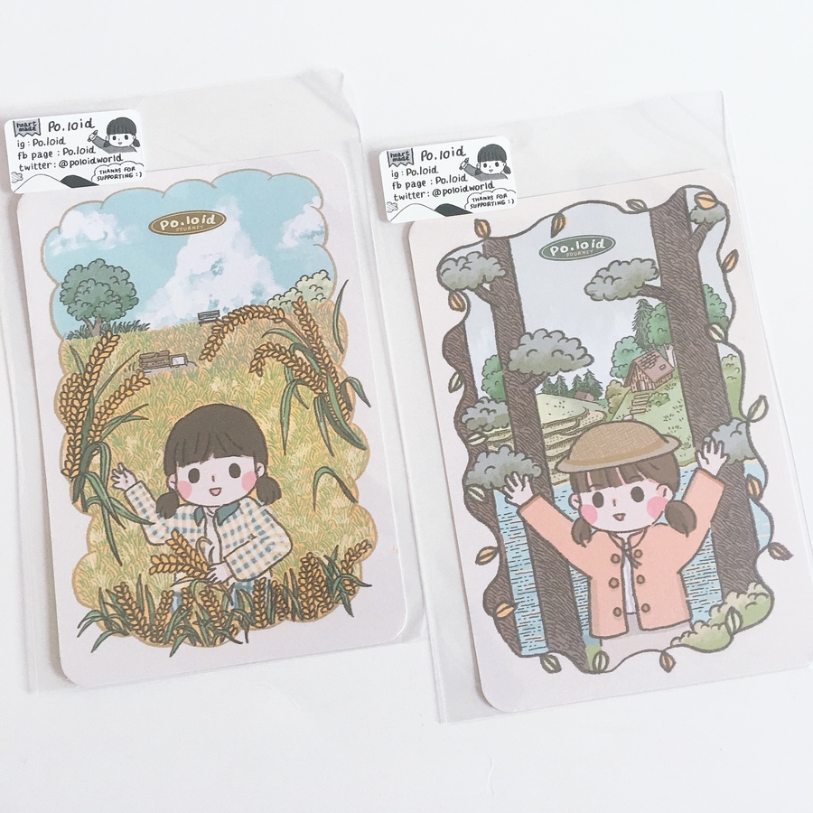 PO.LOID โปสการ์ดคละลาย B