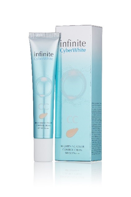 อินฟินิท ไซเบอร์ไวท์ ไบรท์เทนนิ่ง คัลเลอร์ คอนโทรล ครีม เอสพีเอฟ 50 พีเอ +++