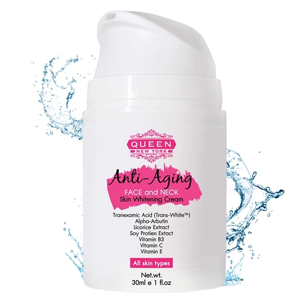 Anti-Aging FACE and NECK Skin Whitening Lightening Cream-Tranexamic Acid,Alpha Arbutin,Licorice Extract,SoyProtien,Vitamin B3,C,E,-Dark Spots, Hyper-p