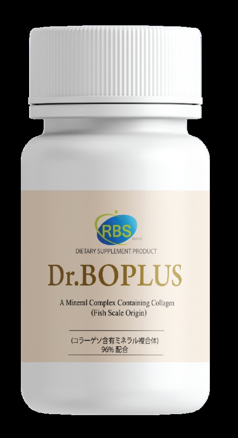 ผลิตภัณฑ์เสริมอาหาร Dr.BOPLUS คือ สารอาหารนวัตกรรมธรรมชาติที่ได้รับสิทธิบัตรรับรองเป็นสารอาหารตัวใหม่ที่ค้นพบและสิทธิบัตรรับรองกระบวนการการผลิตจาก 5 ประเทศ ญี่ปุ่น อเมริกา เกาหลี ไต้หวัน และ จีน สกัดจากเกล็ดปลาน้ำจืด ผลิตและนำเข้าจากประเทศญี่ปุ่น เป็นสารอาหารเชิงซ้อนที่ประกอบด้วยคอลลาเจน ชนิดที่ 1 ผูกติดกับ แคลเซี่ยมไฮดรอกซี่อะปาไทด์ (สารประกอบแคลเซียมฟอสเฟต) และยังมี แมกนีเซียม ซึ่งมีสัดส่วนคล้ายกับมวลกระดูกของมนุษย์ มีผลวิจัยที่ทดลองกับหนูทดลองและมนุษย์ว่าเป็นอาหารเสริมที่สามารถเพิ่มมวลกระดูกได้จริง โดยไม่มีผลข้างเคียง ขนาดเม็ดเล็กกลืนง่าย ทานเวลาใดก็ได้ ไม่ทำให้เกิดแก๊ส หรือท้องอืดท้องเฟ้อ หรือ ท้องผูก 
