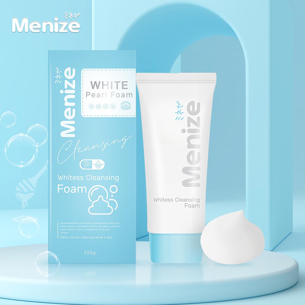 มีนิเซ่ ไวท์เทส คลีนซิ่ง โฟม
MENIZE WHITESS CLEANSING FOAM