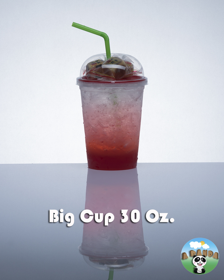 V030-F+D BIG CUP 30 oz. + ฝาเรียบ + ฝาโดม 