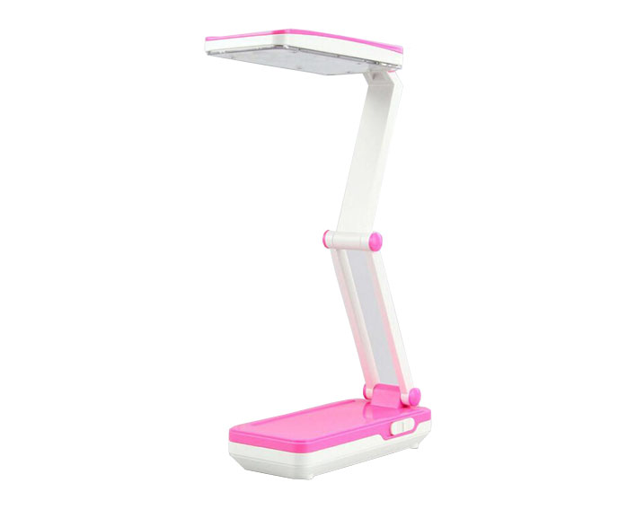โคมไฟตั้งโต๊ะ LED แบบชาร์จไฟ YG-5913P  สีชมพู
ความจุแบตเตอรี่ 850 mAH แรงดันไฟฟ้า AC110V-220V 50Hz/60Hz กระแสไฟฟ้า AC 0.1A 0.8W กำลังไฟฟ้า 1.3 W อุณหภูมิสำหรับการใช้งาน -10°C ~ 45°c
การชาร์จไฟ  สามารถชาร์จไฟได้ประมาณ 200 ครั้งขึ้นไป - ใช้หลอด LED 21ดวง ให้ความสว่างสูง   ใช้งานได้นาน   และประหยัดไฟ - สามารถปรับระดับความสว่างได้ - สามารถพับเก็บได้ 