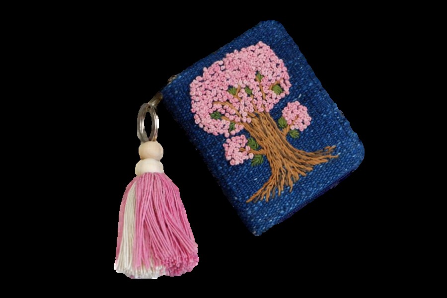 
Embroidery wallet