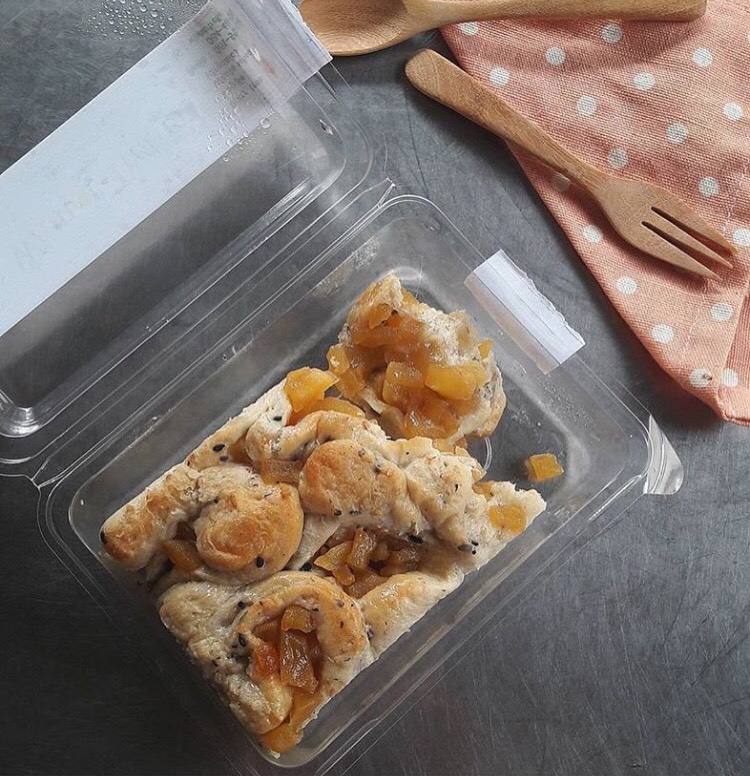 ขนมปังขดไส้แอปเปิ้ล