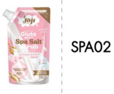 GLUTA MILKY SPA SALT SCRUB / CARTON 24 PCS