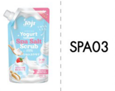 YOGURT COLLAGEN  SPA SALT SCRUB / CARTON 24 PCS