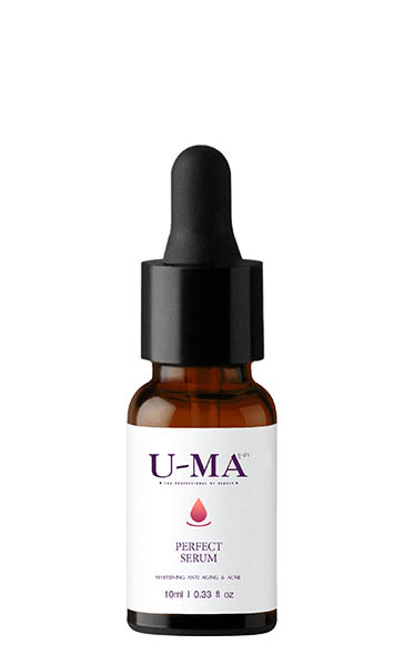 ยู-ม่า เพอร์เฟค เซรั่ม  ขนาด 10 ml.
ไวท์เทนนิ่ง แอนตี้ เอจจิ้ง แอนด์ แอคเน่ 
เซรั่มสำหรับบำรุงผิวหน้า 