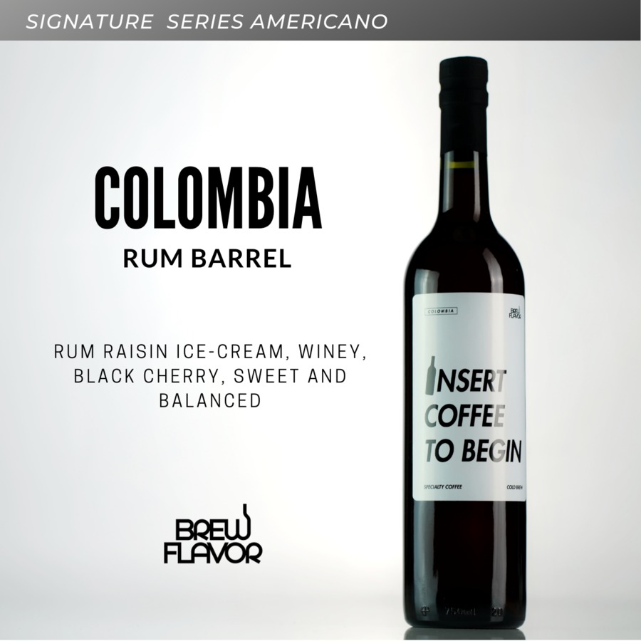 กาแฟสกัดเย็นพร้อมดื่ม Colombia Rum Barrel ขนาด 750 ml.